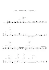 download the accordion score Les copains d'abord in PDF format