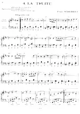 scarica la spartito per fisarmonica La truite (Arrangement : Léo Laurent) in formato PDF