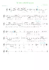 télécharger la partition d'accordéon Ik ben verliefd op jou (Arrangement : Luc Markey) (Chant : Paul Severs) (Slow Rock) au format PDF