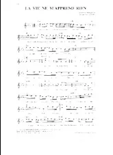 download the accordion score La vie ne m'apprend rien (Slow) in PDF format