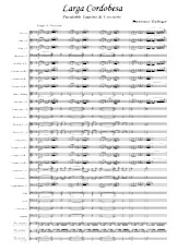 scarica la spartito per fisarmonica Larga Cordobesa (Orchestration) (Paso Doble) in formato PDF