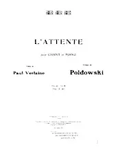 download the accordion score L'Attente (Ballade) in PDF format