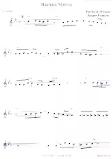 scarica la spartito per fisarmonica Bachata Malina in formato PDF