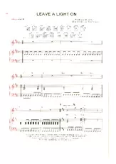 télécharger la partition d'accordéon Leave a light on (Chant : Belinda Carlisle) (Disco Rock) au format PDF