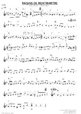 descargar la partitura para acordeón Raisins de Montmartre (Valse) en formato PDF