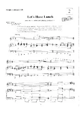 télécharger la partition d'accordéon Let's have lunch (from Sunset Boulevard) (Swing) au format PDF