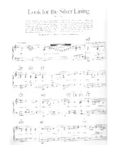 descargar la partitura para acordeón Look for the silver lining (from Sally) (Chant : Marilyn Miller / Joe Garland) (Slow) en formato PDF