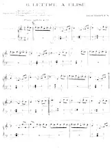 descargar la partitura para acordeón Lettre à Elise en formato PDF