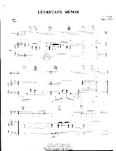 télécharger la partition d'accordéon Levantate Señor (Rumba) au format PDF