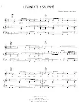 download the accordion score Levantate y salvame (Chant : Marcos Witt) (Gospel) in PDF format