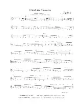 télécharger la partition d'accordéon C'est au Canada (Polka Country) au format PDF