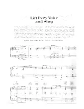 télécharger la partition d'accordéon Lift ev'ry voice and sing (Chant : Melba Moore) (Slow Rock) au format PDF
