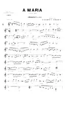 scarica la spartito per fisarmonica A Maria (Valse Lente) in formato PDF