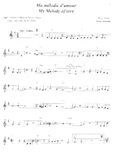 télécharger la partition d'accordéon Ma mélodie d'amour (My Melody of Love) (Chant: Mireille Mathieu & Bobby Vinton) (Arrangement : José Dion) (Ballade-Fox Swing) au format PDF
