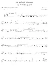 descargar la partitura para acordeón Ma mélodie d'amour (My Melody of Love) (Chant: Mireille Mathieu & Bobby Vinton) (Arrangement : José Dion) (Ballade-Fox Swing) en formato PDF