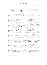 scarica la spartito per fisarmonica Lucie (Slow) in formato PDF