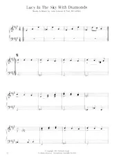 descargar la partitura para acordeón Lucy in the sky with diamonds (Interprètes : The Beatles) en formato PDF