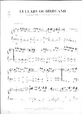 télécharger la partition d'accordéon Lullaby of Birdland (Arrangement : Frank Marocco) (Medium Swing) au format PDF