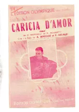 descargar la partitura para acordeón Caricia d'amor (Créé par : André Boccoz et François Delale) (Tango) en formato PDF