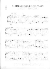 download the accordion score Mademoiselle de Paris (Arrangement : Frank Marocco) (Valse) in PDF format