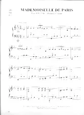 télécharger la partition d'accordéon Mademoiselle de Paris (Arrangement : Frank Marocco) (Valse) au format PDF