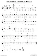 scarica la spartito per fisarmonica Une heure de bonheur en musique (Valse Chantée) in formato PDF