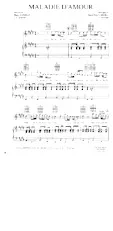 télécharger la partition d'accordéon Maladie d'amour (Calypso) au format PDF