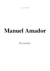 télécharger la partition d'accordéon Manuel Amador (Orchestration) (Paso Doble) au format PDF