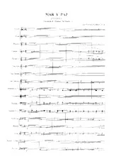 télécharger la partition d'accordéon Mar y Paz (Orchestration) (Paso Doble) au format PDF