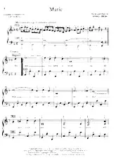 télécharger la partition d'accordéon Marie (Arrangement : Cliff Scholl) (Fox-Trot) au format PDF