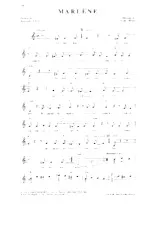 descargar la partitura para acordeón Marlène en formato PDF