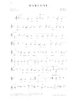 download the accordion score Marlène in PDF format