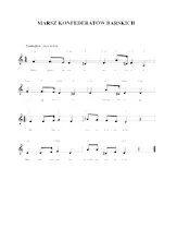 télécharger la partition d'accordéon Marsz Konfederatów Barskich (March of the Bar Confederates) (Marche) au format PDF