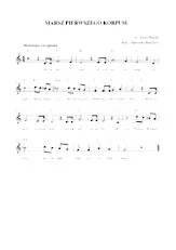 télécharger la partition d'accordéon Marsz Pierwszego Korpusu (Mars van het 1° Korps) (Marche) au format PDF