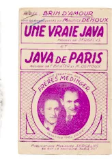 télécharger la partition d'accordéon Une vraie java (avec ou sans variations) (Une création des Frères Médinger) au format PDF