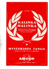 descargar la partitura para acordeón Kalinka Malinka (Sur un air de folklore) (Bandonéons A + B + Accordéon) (Tango) en formato PDF