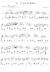download the accordion score Mazurka n°5 (Arrangement : Léo Laurent) in PDF format