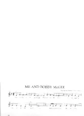 télécharger la partition d'accordéon Me and Bobby McGee (Arrangement : Frank Rich) (Chant : Roger Miller) (Country Quickstep Madison) au format PDF