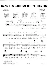 télécharger la partition d'accordéon Dans les jardins de l'Alhambra (Chant : Robert Jysor / Lina Margy) (Fox Trot) au format PDF