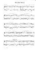 télécharger la partition d'accordéon Melancholie (Valse Boston) au format PDF