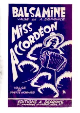 télécharger la partition d'accordéon Miss Accordéon (Valse) au format PDF