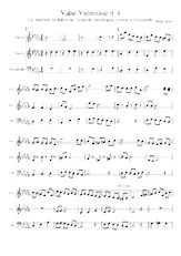 download the accordion score Les fantômes de Babylone : Valse Viennoise n°4 (Valse de Concert pour violons et violoncelle) in PDF format