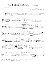 descargar la partitura para acordeón Au soleil (Robinson Crusoé) (Pop) en formato PDF
