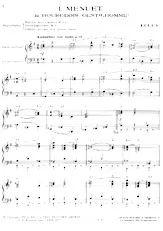 télécharger la partition d'accordéon Menuet (du Bourgeois Gentilhomme) (Arrangement : Léo Laurent) (Valse Lente) au format PDF