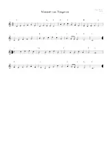 télécharger la partition d'accordéon Menuet van Tongeren (Paspie Menuet) (Valse) au format PDF