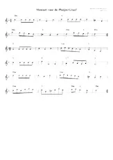 descargar la partitura para acordeón Menuet voor de Pluijm Graaf (Valse) en formato PDF