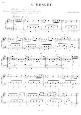 descargar la partitura para acordeón Menuet (Arrangement : Léo Laurent) (Valse Lente) en formato PDF