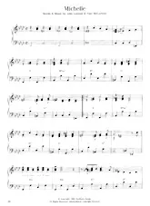 download the accordion score Michelle (Interprètes : The Beatles) (Relevé) (Slow Rumba) in PDF format