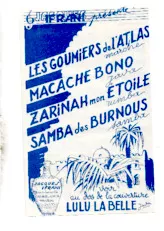 descargar la partitura para acordeón Recueil de 5 Titres : Les Goumiers de l'atlas + Macache bono + Zarinah  mon étoile + Samba des burnous + Lulu la belle (Marche + Java + Rumba + Samba + Java) en formato PDF