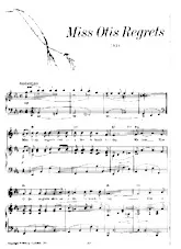 télécharger la partition d'accordéon Miss Otis Regrets (Arrangement : Albert Sirmay) (Chant : Bette Midler) (Jazz Swing) au format PDF